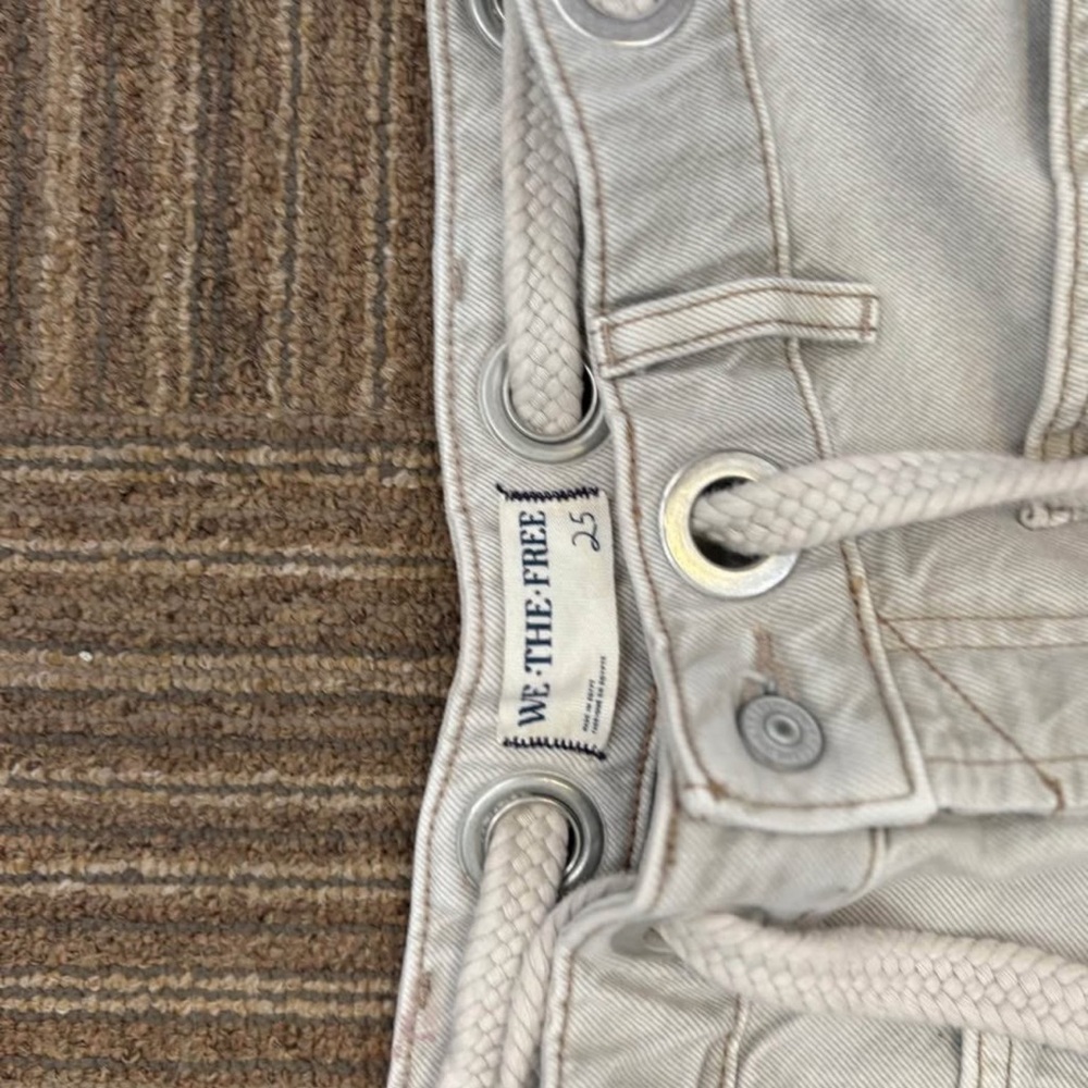 We The Free free people moxie barrel jeans  jetty color